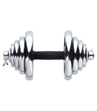 STC55 CHROME ADJUSTABLE DUMBBELLS IN A CASE 55KG HMS