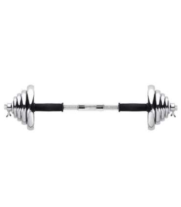 STC55 CHROME ADJUSTABLE DUMBBELLS IN A CASE 55KG HMS
