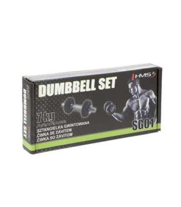 SG01 CAST IRON DUMBBELL 7 KG