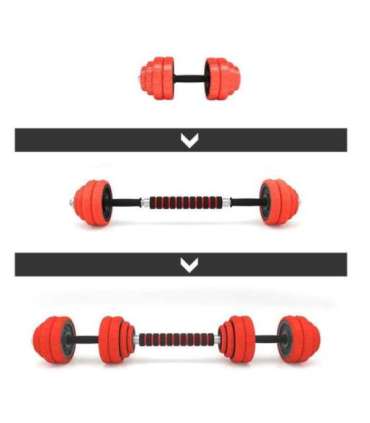SGGX30 RUBBERIZED ADJUSTABLE DUMBBELLS 30KG HMS