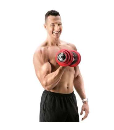 SGGX30 RUBBERIZED ADJUSTABLE DUMBBELLS 30KG HMS