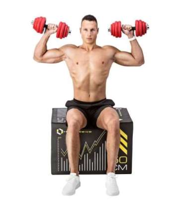 SGGX30 RUBBERIZED ADJUSTABLE DUMBBELLS 30KG HMS