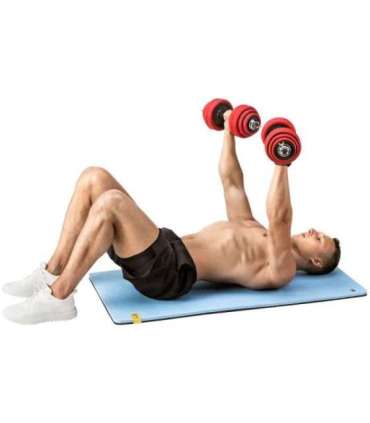 SGGX30 RUBBERIZED ADJUSTABLE DUMBBELLS 30KG HMS