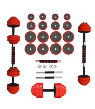 SGGX30 RUBBERIZED ADJUSTABLE DUMBBELLS 30KG HMS