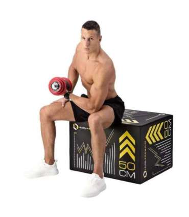 SGGX20 RUBBERIZED ADJUSTABLE DUMBBELLS 20KG HMS