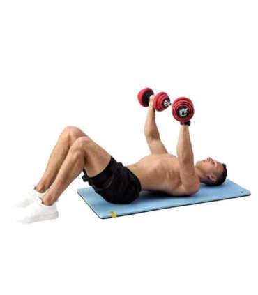 SGGX20 RUBBERIZED ADJUSTABLE DUMBBELLS 20KG HMS