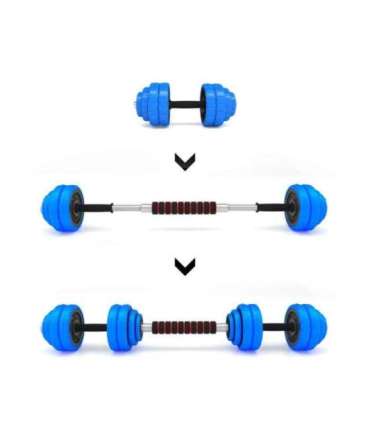 SGG30 BAR RUBBERIZED ADJUSTABLE DUMBBELLS 30KG HMS