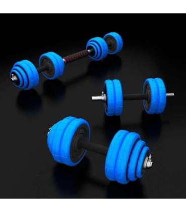 SGG30 BAR RUBBERIZED ADJUSTABLE DUMBBELLS 30KG HMS