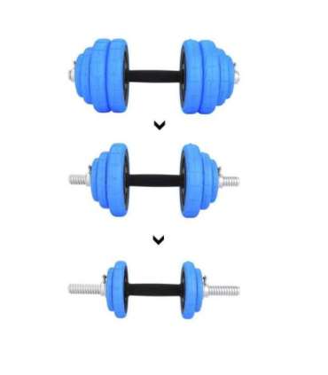 SGG30 BAR RUBBERIZED ADJUSTABLE DUMBBELLS 30KG HMS