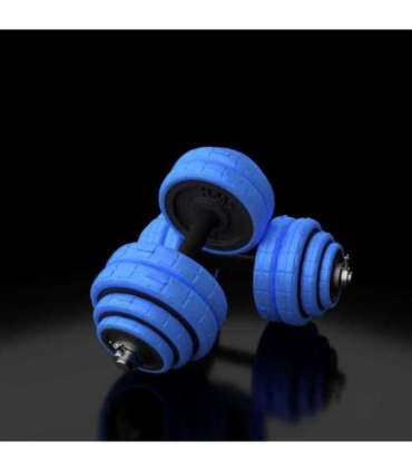 SGG30 BAR RUBBERIZED ADJUSTABLE DUMBBELLS 30KG HMS