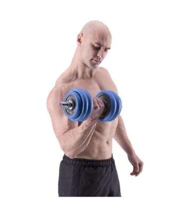 SGG30 BAR RUBBERIZED ADJUSTABLE DUMBBELLS 30KG HMS