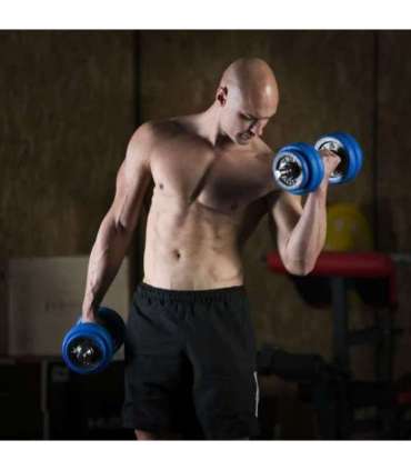 SGG30 BAR RUBBERIZED ADJUSTABLE DUMBBELLS 30KG HMS