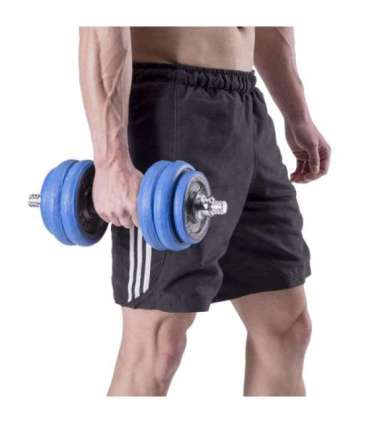 SGG30 BAR RUBBERIZED ADJUSTABLE DUMBBELLS 30KG HMS