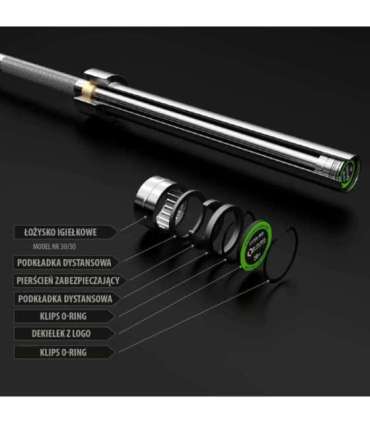 GOP220 OLYMPIC BAR 2200 MM HMS + LOCK JAW ZG1000B