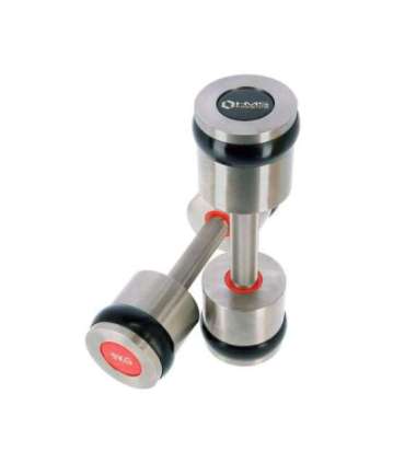 HH09 CHROMED DUMBBELL 2 x 9 KG HMS PREMIUM