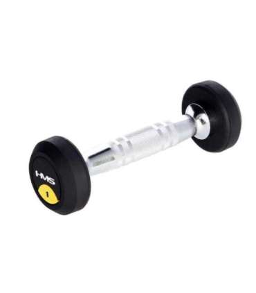 HG PRO 1 KG RUBBER DUMBBELL HMS
