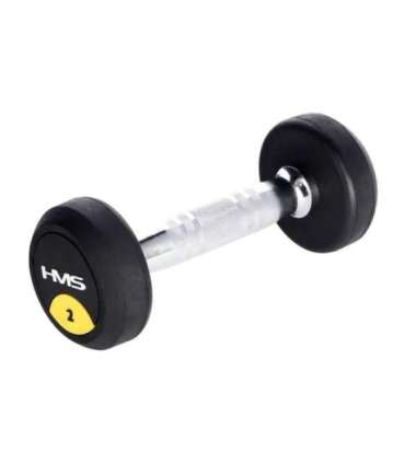 HG PRO 2 KG RUBBER DUMBBELL HMS