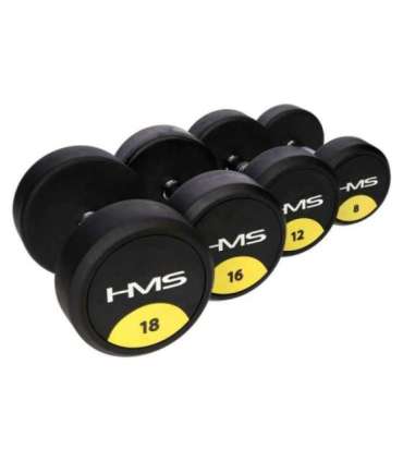 HG PRO 14 KG RUBBER DUMBBELL HMS