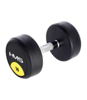 HG PRO 16 KG RUBBER DUMBBELL HMS