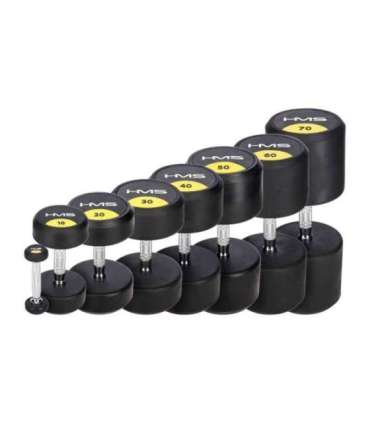 HG PRO 22.5 KG RUBBER DUMBBELL HMS