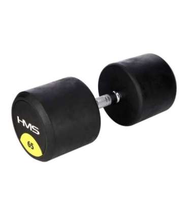 HG PRO 65 KG RUBBER DUMBBELL HMS