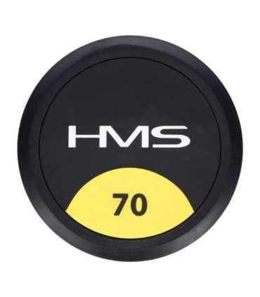 HG PRO 70 KG RUBBER DUMBBELL HMS