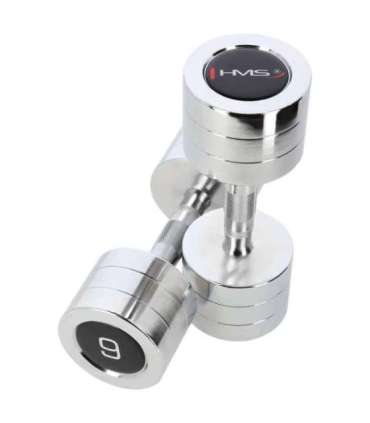 CHD09 CHROMED DUMBBELL (2 pcs.) HMS