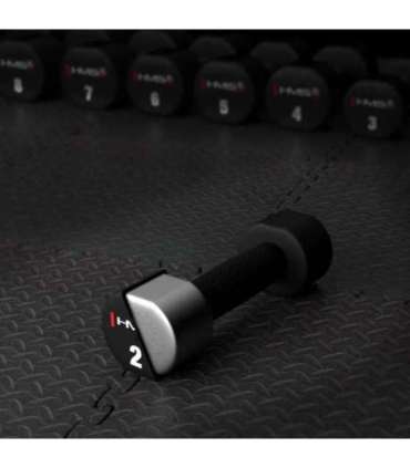 HPT02 2 x 2 KG POLYURETHANE DUMBBELLS TPU HMS