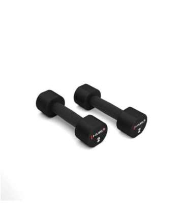 HPT02 2 x 2 KG POLYURETHANE DUMBBELLS TPU HMS