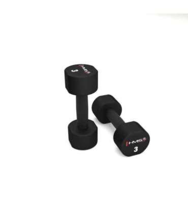 HPT03 2 x 3 KG POLYURETHANE DUMBBELLS TPU HMS