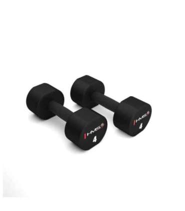 HPT04 2 x 4 KG POLYURETHANE DUMBBELLS TPU HMS