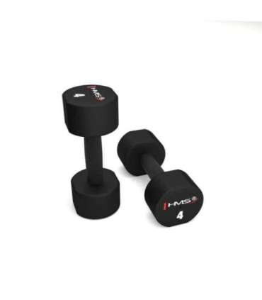 HPT04 2 x 4 KG POLYURETHANE DUMBBELLS TPU HMS