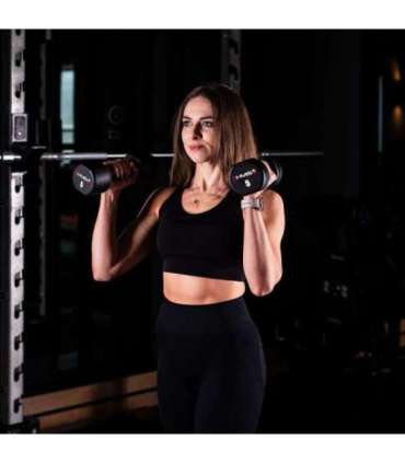 HPT05 2 x 5 KG POLYURETHANE DUMBBELLS TPU HMS