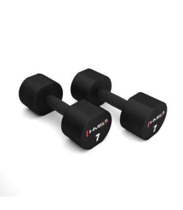 HPT07 2 x 7 KG POLYURETHANE DUMBBELLS TPU HMS
