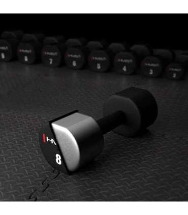 HPT08 2 x 8 KG POLYURETHANE DUMBBELLS TPU HMS
