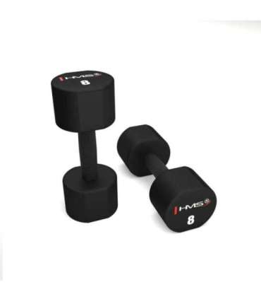 HPT08 2 x 8 KG POLYURETHANE DUMBBELLS TPU HMS