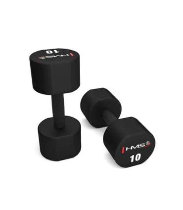 HPT10 2 x 10 KG POLYURETHANE DUMBBELLS TPU HMS