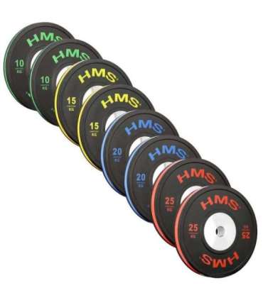 BTBR OLYMPIC PLATES - BUMPER SET (10 kg. 15 kg. 20 kg. 25 kg)