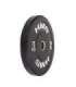 BBR15 BLACK OLYMPIC PLATE - BUMPER 15 KG HMS