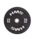 BBR25 BLACK OLYMPIC PLATE - BUMPER 25 KG HMS