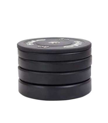 BBR25 BLACK OLYMPIC PLATE - BUMPER 25 KG HMS