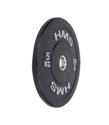 HTBR05 OLYMPIC PLATE - BUMPER 5 KG HMS (grey)