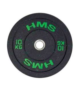 HTBR10 OLYMPIC PLATE - BUMPER 10 KG HMS (green)