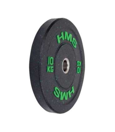 HTBR10 OLYMPIC PLATE - BUMPER 10 KG HMS (green)
