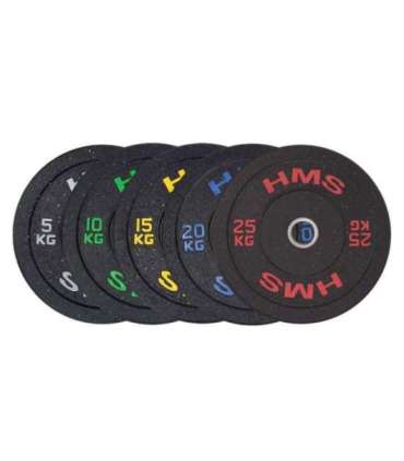 HTBR15 OLYMPIC PLATE - BUMPER 15 KG HMS (yellow)