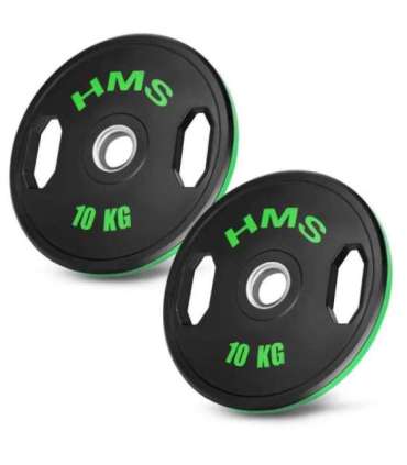 TOG10 RUBBERIZING OLIMPIC PLATE 2 x 10 KG HMS