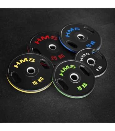 TOG10 RUBBERIZING OLIMPIC PLATE 2 x 10 KG HMS