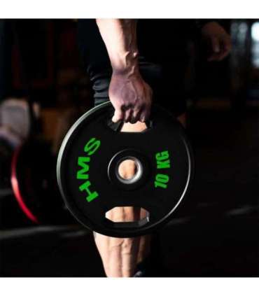 TOG10 RUBBERIZING OLIMPIC PLATE 2 x 10 KG HMS