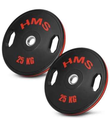 TOG25 RUBBERIZING OLIMPIC PLATE 2 x 25 KG HMS