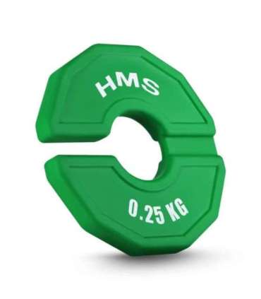 TSN25 PLATE FOR STRENGTH AND FITNESS TRAINING OVERLAY TYPE 2 x 0.25 KG HMS